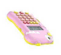 Toyvian Cartoon Dinosaur Shaped Calculator Portable Early Education for Adorable Math Learning Machine for Travel Indoor Use Stimulates Learning with Timed Functions