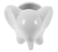 Toyvian Cartoon Elephant Ceramic Succulent Planter Pot Smooth Surface Tabletop Plant Container Home Desktop Decoration Plant Lovers