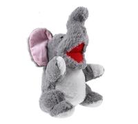 Toyvian Cartoon Elephant Hand Puppet Soft Plush Animal Toy Movable Mouth for Interactive Storytelling and Imaginative Play for Teaching and Role Play