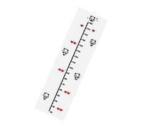 Toyvian Cartoon Style Wall Decals Boys and Girls Height Stickers Self Adhesive Wallpaper Accessories