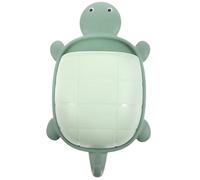 Toyvian Cartoon Turtle Toothbrush Holder Bathroom Storage Rack Wall-mounted Organizer for Toothpaste and Accessories Space-saving Multifunctional Bathroom Accessory with Quick Drain Design