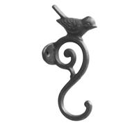 Toyvian Cast Iron Bird Hook with Heavy Duty Vintage Wall Mounted Coat Hook Rustic Country Style and Small Bird Design, Versatile Hanging Solution for Outdoor Spaces and Kitchens
