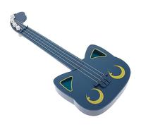Toyvian Cat Design Playable Ukulele Toy Simulation Guitar with Packing Box for Beginners and Music Learning Unique Cat Shape Encourages Rhythm and Imagination