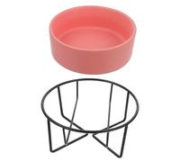 Toyvian Cat Feeding Bowl Pet Eating Bowl Water Feeder Ceramic for Cat Kitten Feeder Protecting Spine While Eating at Dinner Table