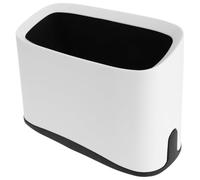 Toyvian Cat Litter Scoop Holder Plastic Box with Stable Support and Elegant Appearance for Home Organisation and Litter Box Cleaning White Mini Desktop Storage