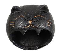Toyvian Cat Shaped Ceramic Ashtray Windproof Smokeless Retro Decor for Home Office Patio Outdoor Use Stylish Creative Design for Cat Lovers and Outdoor Porch Decoration