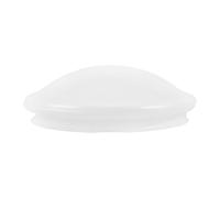 Toyvian Ceiling Fan Light Shade Replacement White Acrylic Mushroom Cover with 8.46 Inch Diameter, Resists Daily Wear and Decorative for Bedrooms and Office Lighting