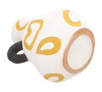 Toyvian Ceramic Flower Vase Milk Jug for Home Decor with Flower Arrangement Function, Simple and Elegant Design, Suitable for Restaurant and Bedroom Decoration, Holds Water Perfectly