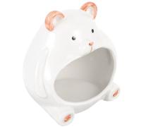 Toyvian Ceramic Hamster Hideout House for Small Pets Safe and Wear-resistant Summer Hamster Nest White Designed as Animal Hide for Comfortable Bedding