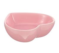 Toyvian Ceramic Heart Shaped Hamster Bowl Pink Food Dish Small Pet Water Feeder Rabbit and Chinchilla Cage Accessory