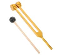 Toyvian Chakra Tuning Fork for Ear Cleaning Aluminum Alloy Tools for Sound Healing Multi-functional Ear Care Kit Includes Bell for Diagnosis and Maintenance