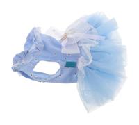 Toyvian Charming Small Dog Princess Outfit with Butterfly Fairy Tutu Skirt, Polyester Material, Quick Stain Removal, Suitable for Everyday Walks and Pet Fancy Costume Parties