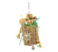 Toyvian Chewing for Parrots Durable Natural Material Bird for Birds for Foraging and Play Reduces Destructive Behavior for Parakeets and Budgies