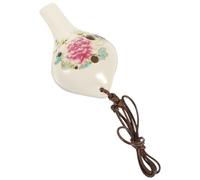 Toyvian Chic Ocarina Wind Instrument for Beginners Beautiful Flower Pattern Design Musical Instrument for Boy Girl Comfortable Grip Uniform Sound Quality Starter Ocarina for Future Artists