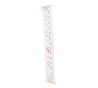 Toyvian Children Height Growth Chart Wall Hanging Ruler for Kids Room Decor, Cartoon Themed Design, Cloth and Wood Material, No Fading, Suitable for Hanging on Door or Wall