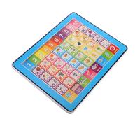 Toyvian Children's Early Education Learning Tablet for Toddlers, Blue Touch Screen Alphabet and Number Recognition Toy, Interactive Educational Device for Preschool Learning and Letter Sounds Practice