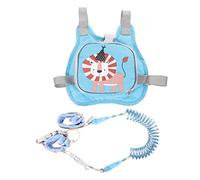 Toyvian Children's Harness Backpack with Reflective Leash Anti-Lost Toddler Carrier Detachable Wristband 1.5m Spring Rope for Boys and Girls