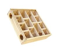 Toyvian Chinchilla Supply Interesting Hamster Maze Wooden Ladder for Dwarf Hamsters Boredom Breaker Toys