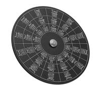 Toyvian Chord Plate for Guitar Chord Theory Learning Tool Wheel for Musicians Melody Tool Circle of Fifths