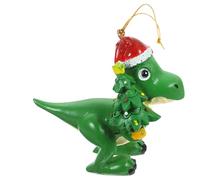 Toyvian Christmas Dinosaur Hanging Ornament Cute Festive Decoration for Tree Easy to Xmas Pendant for Holiday Parties and Family Gatherings