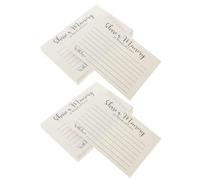 Toyvian Church Offering Envelopes and Memorial Share A Memory Cards Set 50 Sheets, Small Chic Writing Cards for Funeral, Religious Ceremonies, and Tribute Messages