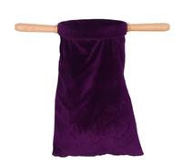 Toyvian Church Tithe Offering Bag, Purple Velvet Collection Bags for