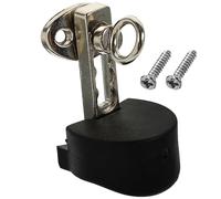 Toyvian Clarinet Thumb Rest Cushion with Stainless Steel Support and Rubber Pad for Comfortable Clarinet Playing, Practical Wind Instrument Accessory in Black