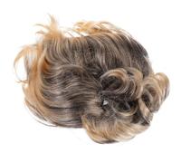 Toyvian Classic Style Punk Rocker Wig for Men, Adjustable Artificial Fiber Mullet Wig in Golden Colour, for Performances and Parties with Stylish Retro Design