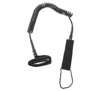 Toyvian Coiled Surfboard Leash for Longboard and Paddle Board, 7mm Thick Elastic Tpu and Nylon Material with Comfortable Neoprene Ankle Strap, for Surfing and Paddle Boarding Water Sports