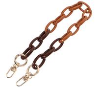 Toyvian Colorful Detachable Acrylic Bag Chain Strap 8-46Cm Retro Thick Link Purse Handle Replacement for Handbags and Shoulder Bags Summer Accessory