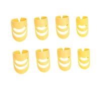 Toyvian Colorful Guitar Picks Set 8pcs Guitar Thumb Finger Picks Useful for Banjo Acoustic Accessories Supply