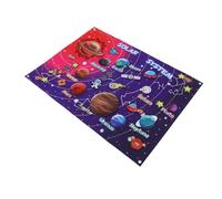Toyvian Colorful Space Felt Story Board for Interactive Educational for Storytelling and Role Playing Lightweight with Cartoon Design to Enhance Creativity and Fine Motor Skills