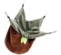 Toyvian Comfortable Parrot Hammock Nest for Small and Medium Birds with Hanging Hooks, Cloth Material, Unique Design and Bright Colours, Warm Sleeping Bed for Bird Cage