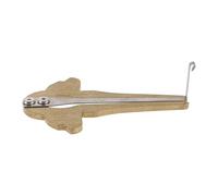 Toyvian Compact Folk Jaw Harp Musical Instrument with Metal Body and Attractive Finish, Easy Learning for Beginners and Adults, for Outdoor Performances and Travel