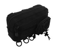 Toyvian Compact Travel Medicine Waist Bag for Outdoor Emergency Tear-Resistant Portable Medical Organizer Pouch Storage for Car Home Hiking Survival