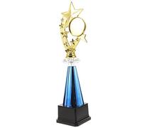 Toyvian Competition Trophy Pentagram Shaped Award Cup for School Events Durable Plastic Trophy Decoration for Kindergarten Bright Color Design for Celebrations and Game Rewards