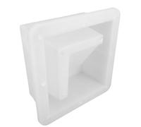 Toyvian Concrete Background Wall Mold for Patio and Home Renovation Handmade Projects, Plastic Material with Smooth Texture and Versatile Functionality, 25.5x25.5x11cm Size for Artistic