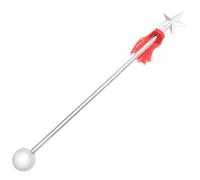 Toyvian Conductor Baton Silver Marching Band Music Portable Accessory for Orchestra Performance Random Color