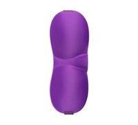 Toyvian Contoured Eye Mask Lightweight Breathable Night Blindfold for Sleeping Travel Work Naps Adjustable Elastic Strap Comfortable Purple