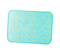 Toyvian Cooling Dog Mat Washable Cooling Blanket for Cats Dogs Summer Pet Supplies Ice Silk Pad for Bed