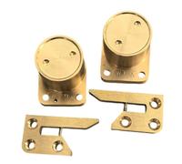 Toyvian Copper Piano Lid Slow Closing Mechanism with Dual-side Hydraulic Buffer, Noise Reduction Piano Finger Protection Damper for Homes with Young Learners and Sensitive Teaching Spaces