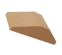 Toyvian Cork Yoga Block Calf Stretching Tool Non-slip Heel Squat Ramp for Foot Exercise and Pilates Edge Stable Compression Resistant Incline for All Ages and Fitness Levels