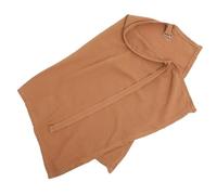 Toyvian Cotton Breastfeeding Nursing Cover for Mom, Camel Color, Soft Breathable Nursing Apron with Full Coverage, Baby Feeding Privacy Shawl for Outdoor Use