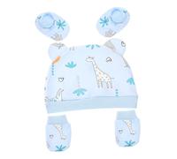 Toyvian Cotton Newborn Hat Mittens Socks for Babies Elastic Design Easy to Use Adorable Charming Eye-catching Colours for Newborns