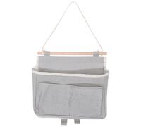 Toyvian Cotton Wall Hanging Storage Bag for Living Room and Bathrooms, Simple Chic Design, Multi-layer Hanging Organizer to Keep Rooms Tidy and Orderly, over Door Storage Solution