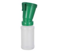 Toyvian Cow Teat Dip Cup 300ml Non-return Design Plastic Teat Washer Cup with Brush for Goats and Cows, Green, Reducing Refill Frequency, Suitable for Professional Dairy and Livestock