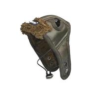 Toyvian Creative Brown Pet Pilot Hat M Size Lightweight Pu Material Sturdy Design Great for Parties and Photos Suitable for Cats and Dogs in Occasions