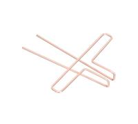 Toyvian Creative Music Sheet Holder Clip Music Note Clip for Guitar Piano Violin Smooth Edges Practical Design for Performance Practice Rose Gold Finish