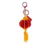 Toyvian Creative Weaving Lantern Keychain Pendant Lucky Charms for Year Cultural Fusion Bag Charm Portable Lantern Decoration for Weddings Spring Festival Celebrations