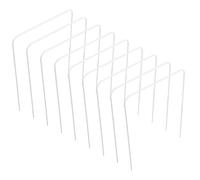 Toyvian Croquet Three-Post Goal Replacement Set 9 Pieces Heavy Iron Wire Wickets for Outdoor Lawn Games Easy Assembly Croquet Gate for Family Garden Entertainment